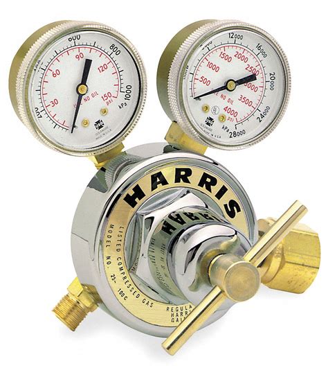 HARRIS Acetylene Gas Regulator CGA 300 Single Stage Forged Brass 0