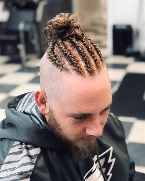 Awesome Man Bun Hairstyles With A Fade For