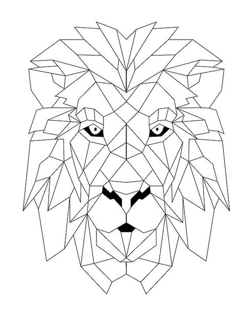 "Geometric Lion" by loganteresa | Redbubble