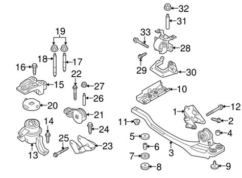 Engine Trans Mounting For 2010 Ford Escape Blue Springs Ford Parts