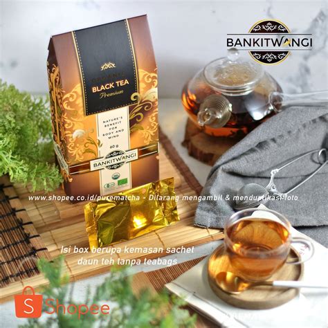 Jual Bankit Wangi Blacktea Organic Sachet Gr Teh Hitam Organik