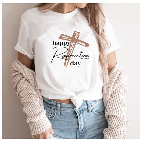 Happy Resurrection Day Shirt Easter Tshirt Christian T Shirt