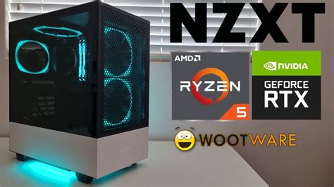 NZXT Gaming PC Build AMD Ryzen 5 5500 Nvidia RTX 3060 Ti NZXT 510