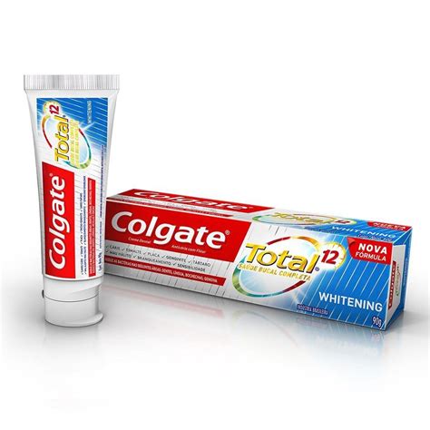 Creme Dental Colgate Total 12h Whitening 90g Drogaria