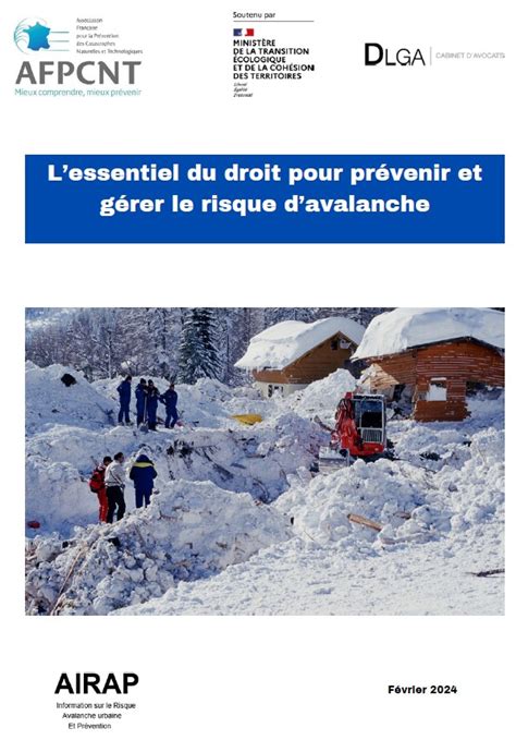 Lessentiel du droit pour prévenir et gérer le risque davalanche