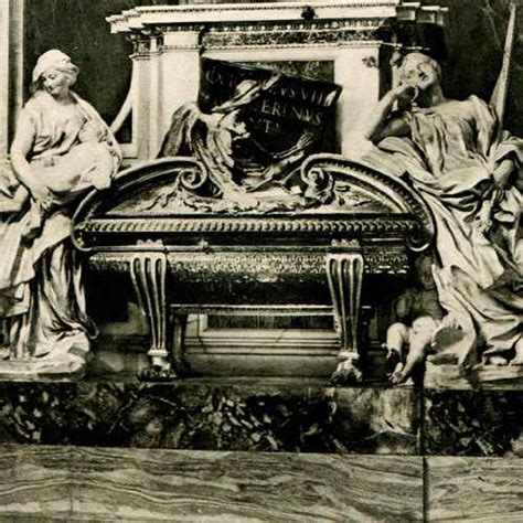 Antique Prints | Italian Sculpture - Tomb of Pope Urban VIII (Gian ...