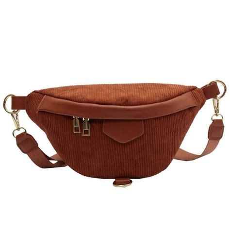 Sac Banane En Velours C Tel Pour Femme Sac Bandouli Re D Contract