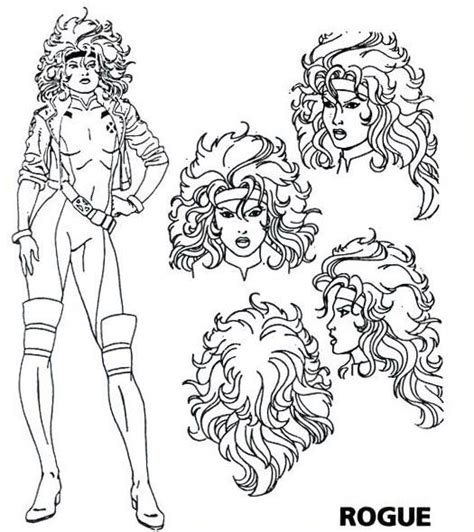 X Men Animated Rougue By Jim555 On DeviantArt Marvel Rogue Drawing