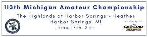 113th Michigan Amateur Event Welcome