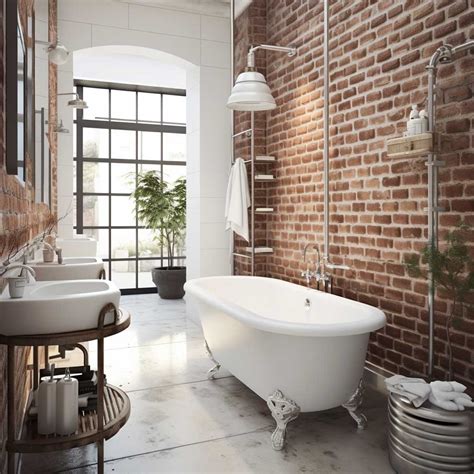 9 Exposed Brick Bathroom Ideas For A Modern Rustic Feel 333