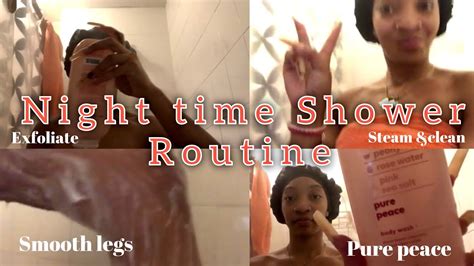 Simple Night Time Shower Routine Youtube