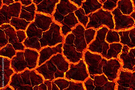 magma Background, The red crack astage for background Stock Photo ...