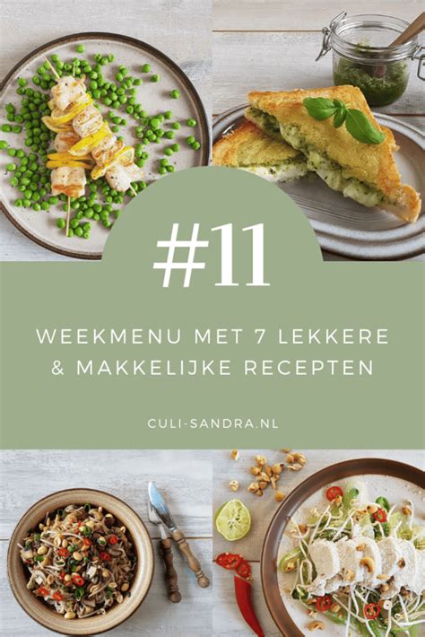 Weekmenu Vega Vis En Zalige Weekendgerechten Culi Sandra