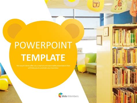 Free Ppt Sample A Library For Children