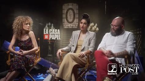 La Casa De Papel Interviews W Darko Peric Esther Acebo And Alba Flores