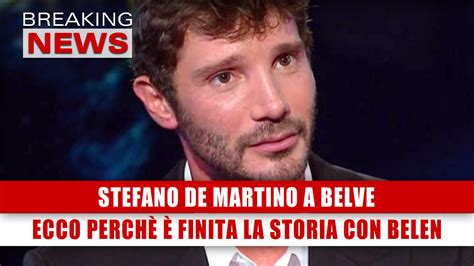 Stefano De Martino La Verit Sulla Fine Del Matrimonio Con Belen