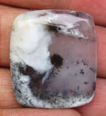 Natural Dendrite Opal Cabochon Baguette 39 55 Cts Loose Gemstone Cab J