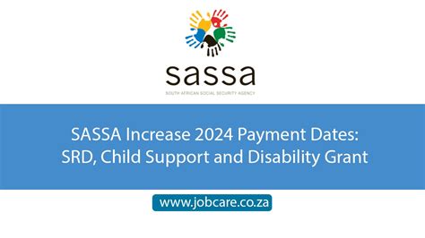 Sassa Increase 2024 Payment Dates Jobcare