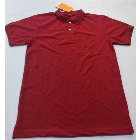 Cotton Plain Men Maroon Collar T Shirt At Rs Piece In Ludhiana Id