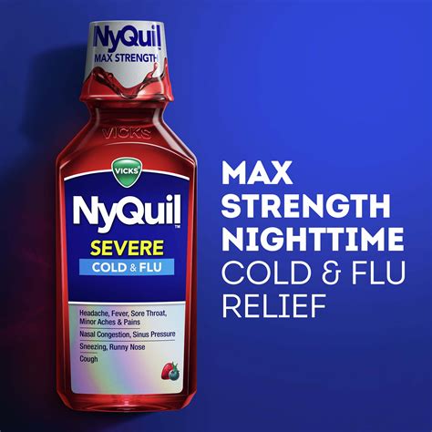 Vicks Dayquil And Nyquil Severe Cold And Flu Liquid Medicine Over The Counter Medicine 2x12 Oz