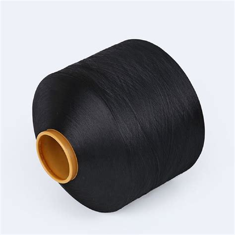 High Quality Dty Sim Dope Dyed Black Recycled Polyester Sewing Thread