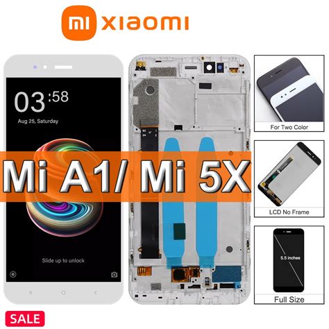 Tela Frontal Xiaomi Mi A X Display Tela Touch Frontal Aro