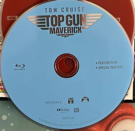 TOP GUN MAVERICK 2022 Blu Ray Only NO CASE Or COVER ART EUR 9 73