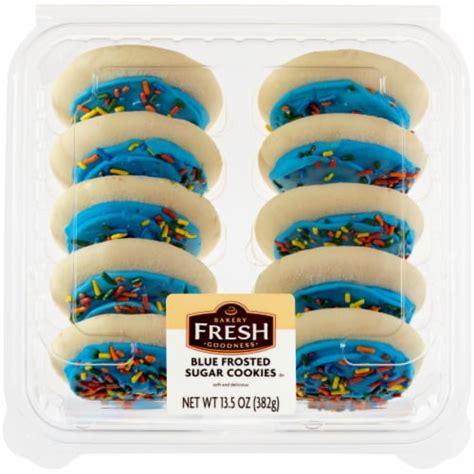 Bakery Fresh Goodness Blue Frosted Sugar Cookies 135 Oz Kroger