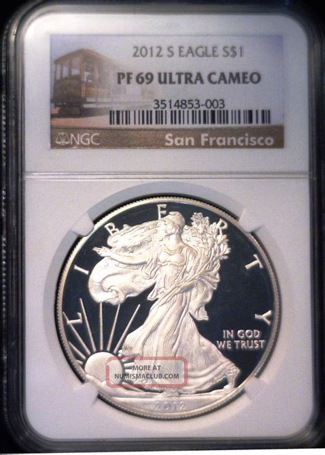 S Us Silver Eagle Proof Ngc Pf Ultra Cameo