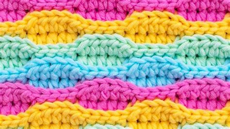 How To Crochet The Wave Stitch DIY Ways