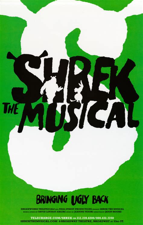 Shrek The Musical Broadway Poster 1 Of 2 IMP Awards