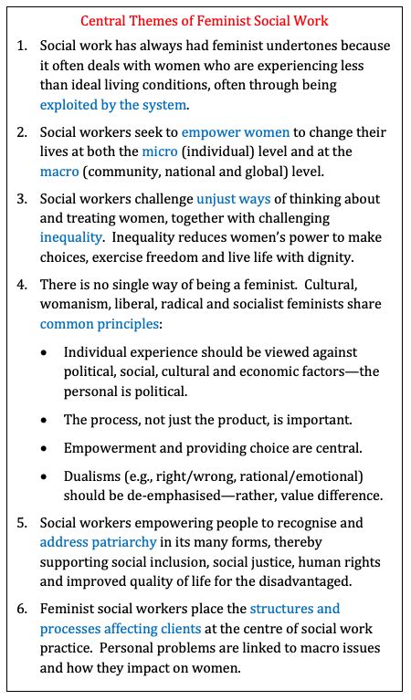 Feminist Social Work