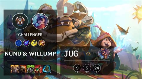 Nunu And Willump Jungle Vs Lillia Euw Challenger Patch 1018 Youtube