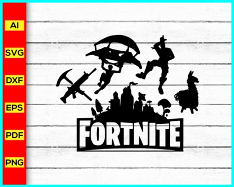 Fortnite Svg Silhouette Fortnite Llama Svg Bundle Squadgoals Svg Sil Disney Png