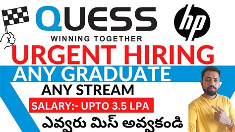 Quess Corp Jobs For Freshers In Telugu Quess Corp Off Campus Drive