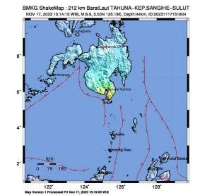 Gempa Dahsyat M Guncang Sulut Bmkg Tak Berpotensi Tsunami