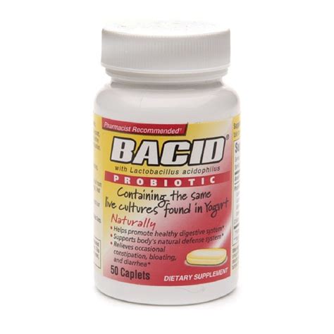 Geriatric Medical Bacid Probiotic Caplets 50bt