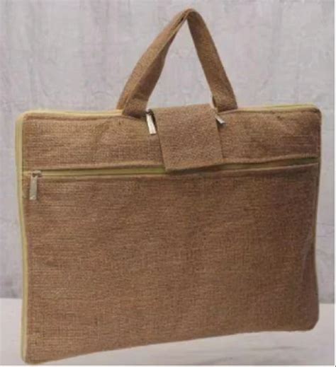 Natural Ecofriendly Jute Laptop And Conference Bags For Office Bag At