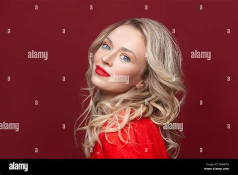 Beauty Red Hair Woman Lipstick Mature Hi Res Stock Photography And Images Alamy