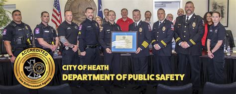 Heath Department Of Public Safety Receives “accredited Law Enforcement