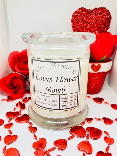 Lotus Flower Bomb Candle | Etsy