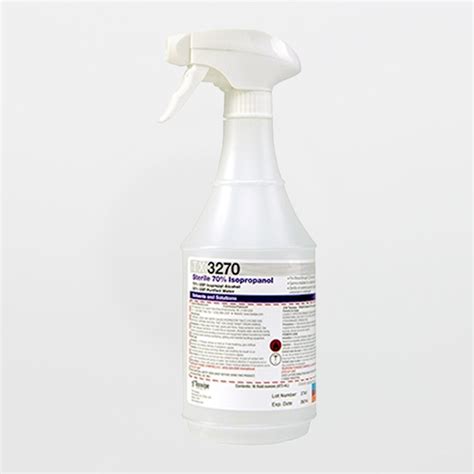 Texwipe Tx3274 Sterile 70 Isopropanol Alcohol Solution 4 Pack Case 16