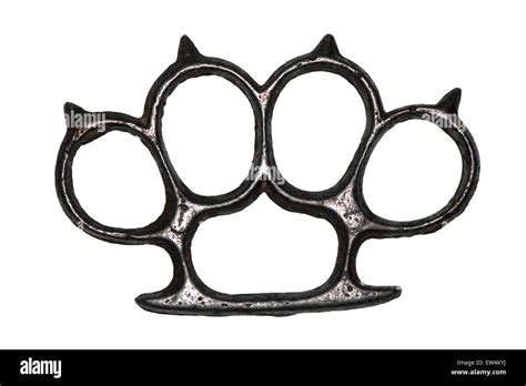 Iron Fist Brass Knuckles Improper Weapon Stock Photo Royalty Free