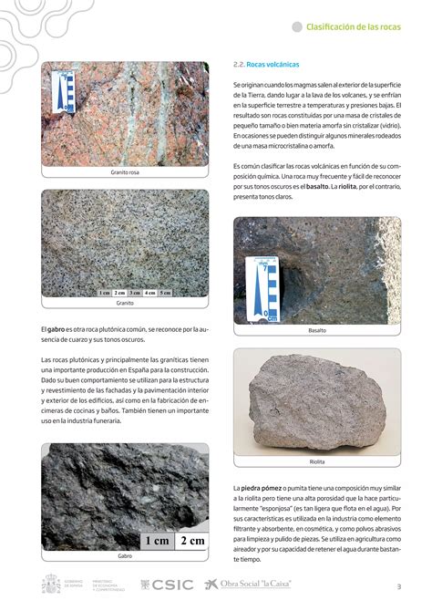 Clasificaci N De Las Rocas Pdf