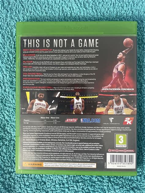 Nba 2k17 Microsoft Xbox One 2016 For Sale Online Ebay