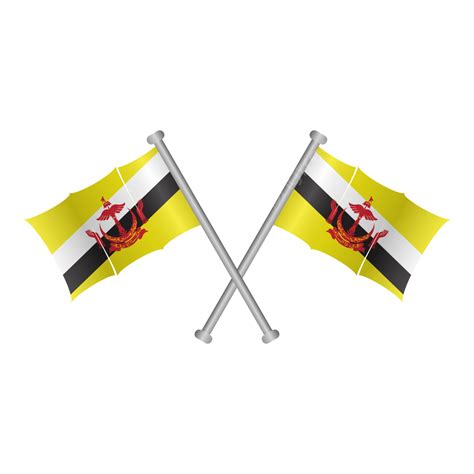 Bandera De Brun I Vector Png Brun I Bandera Dia De Brunei Png Y