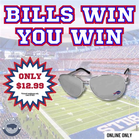 Buffalo Bills Aviator Sunglasses Buffalo T Emporium