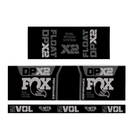 Autocollants d'amortisseur arrière fox dpx2 performance e-mtb tuned ...