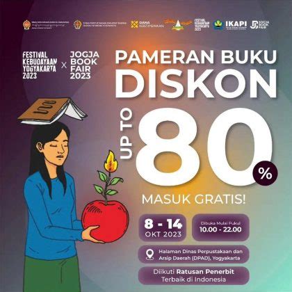 Jogja Book Fair Oktober Dinas Pariwisata Daerah