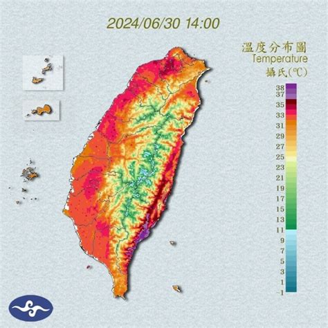 台東吹焚風金崙飆41度 刷新今年最高溫 生活 中央社 Cna